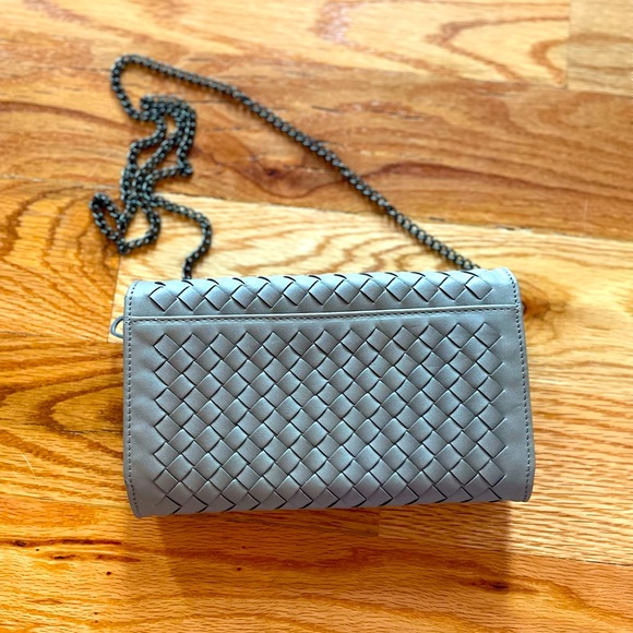 Made in Korea Small dark gray purse with strap - Picture 2 of 4